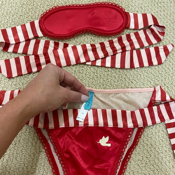 Sista Shei Christmas Gingerbread Panty & Blind Fold - Picture 2 of 3